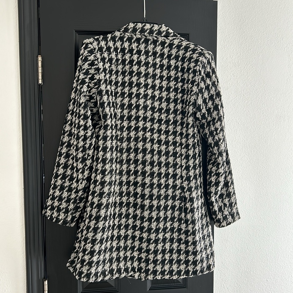 🖤 NWT Chic Houndstooth Double-Breasted Mini Dres… - image 3